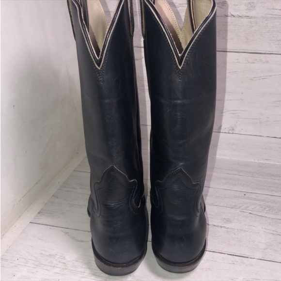 🖤 Handmade black cowgirl boots 🖤 - Picture 4 of 9